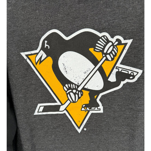 Mitchell & Ness Pittsburgh Penguins Hoodie Sweatshirt Men's Size Large Graphic - Picture 2 of 8